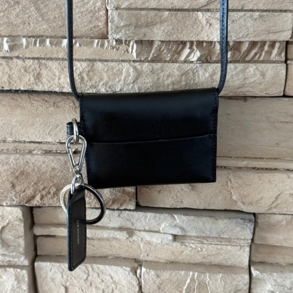 Lie Studio Black Leather Stella Wallet and Gaby Keychain - Picture 15 of 15